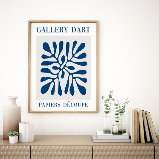 Matisse print. Boho decor, Scandi wall art, Neutral wall print. Exhibition poster.