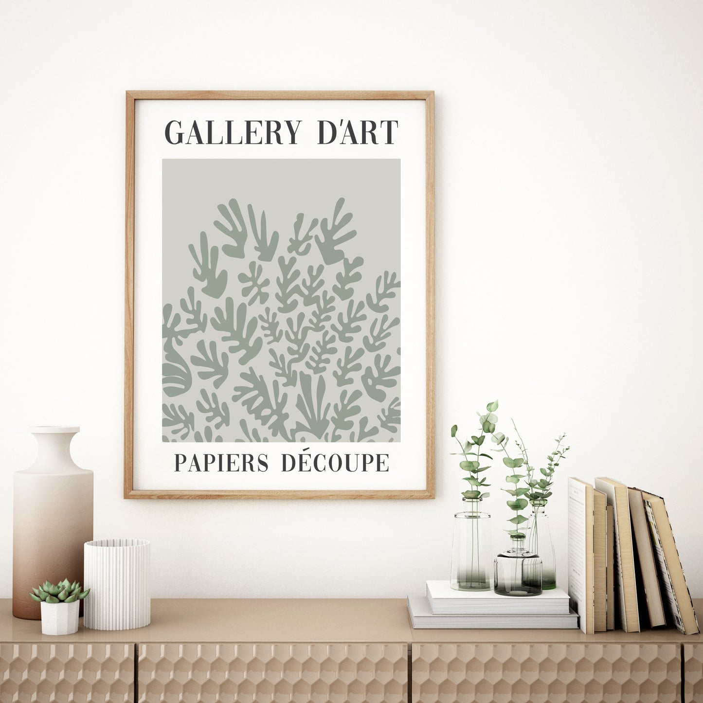 Matisse print. Boho decor, Scandi wall art, Neutral wall print. Exhibition poster.