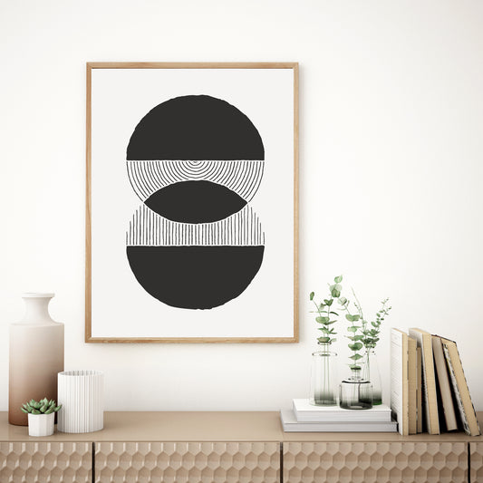 Boho decor, Scandi wall art, Neutral wall print