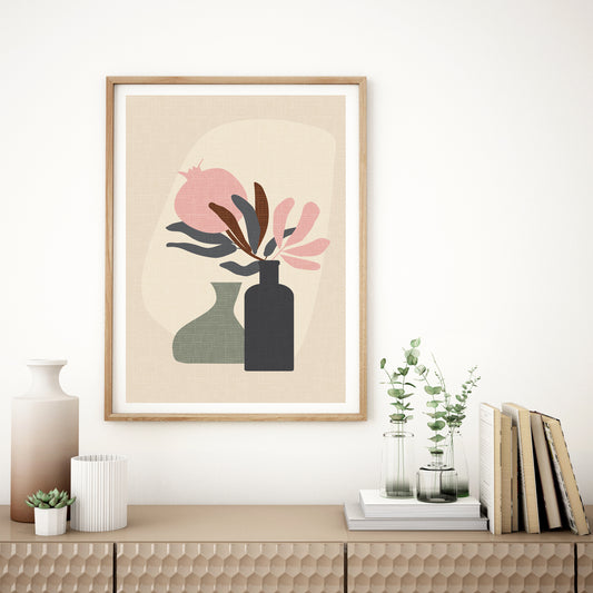 Boho decor, Scandi wall art, Neutral wall print