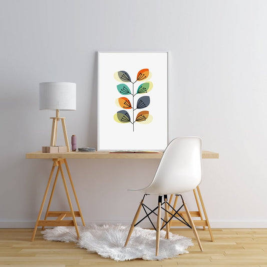 Floral wall art. Botanical print.