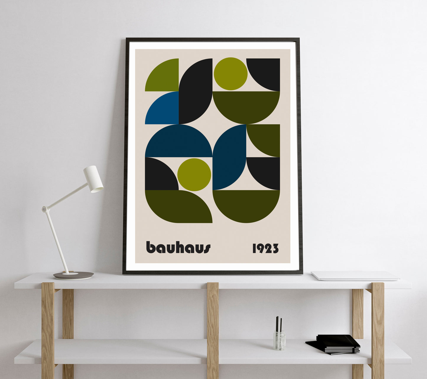 Bauhaus Exhibition Poster. Vintage Bauhaus style print.