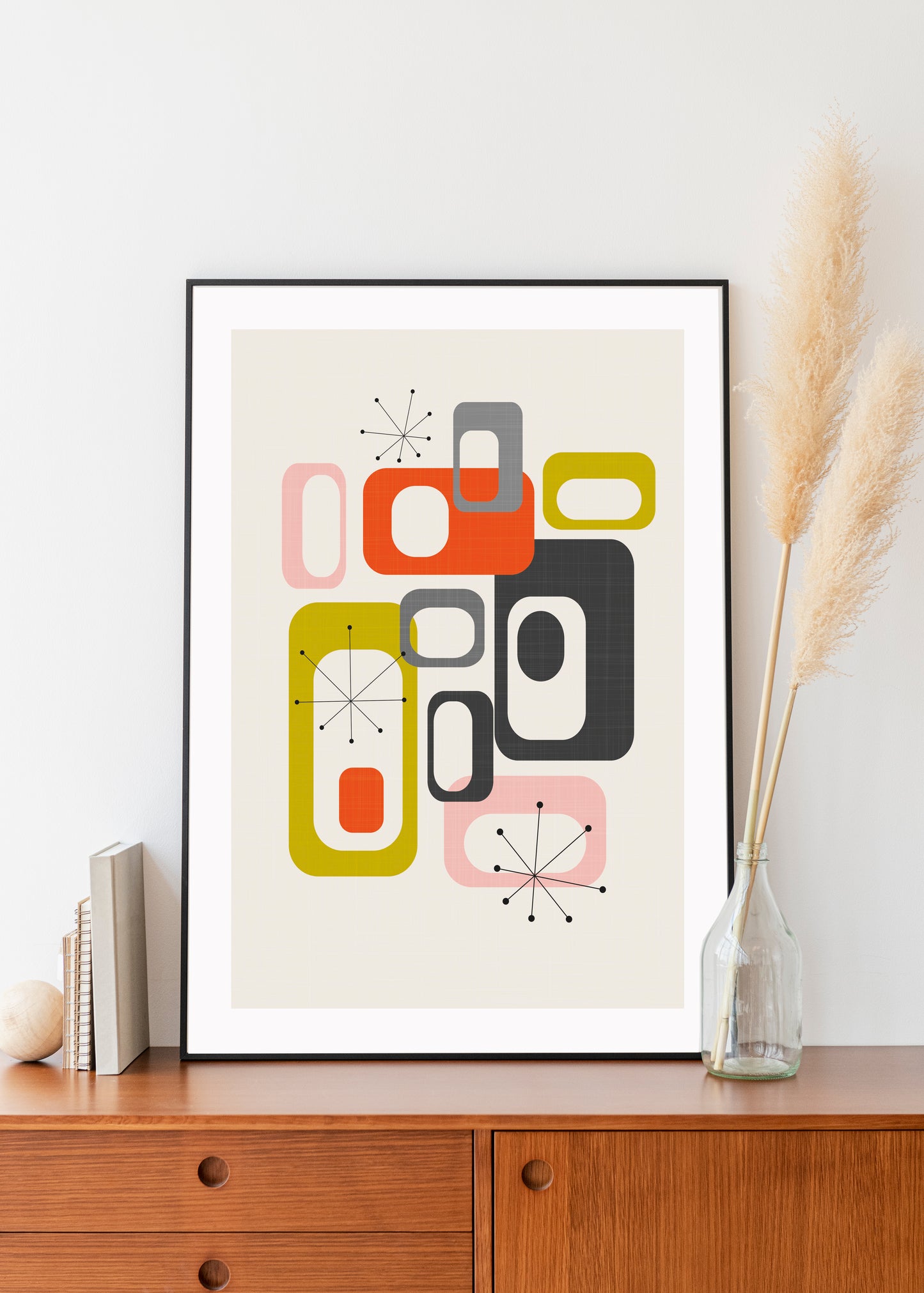 Mid century modern print