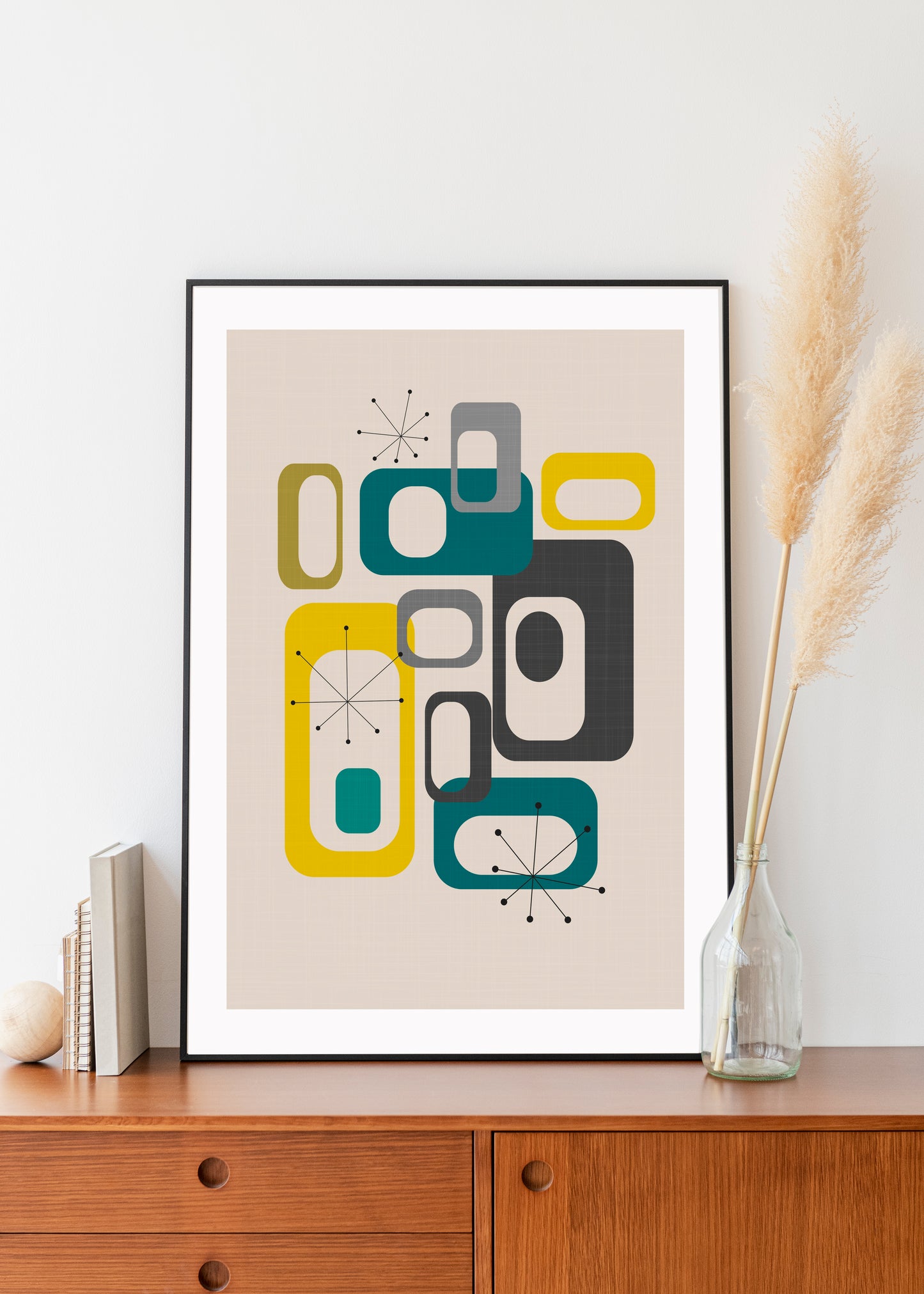 Mid century modern print