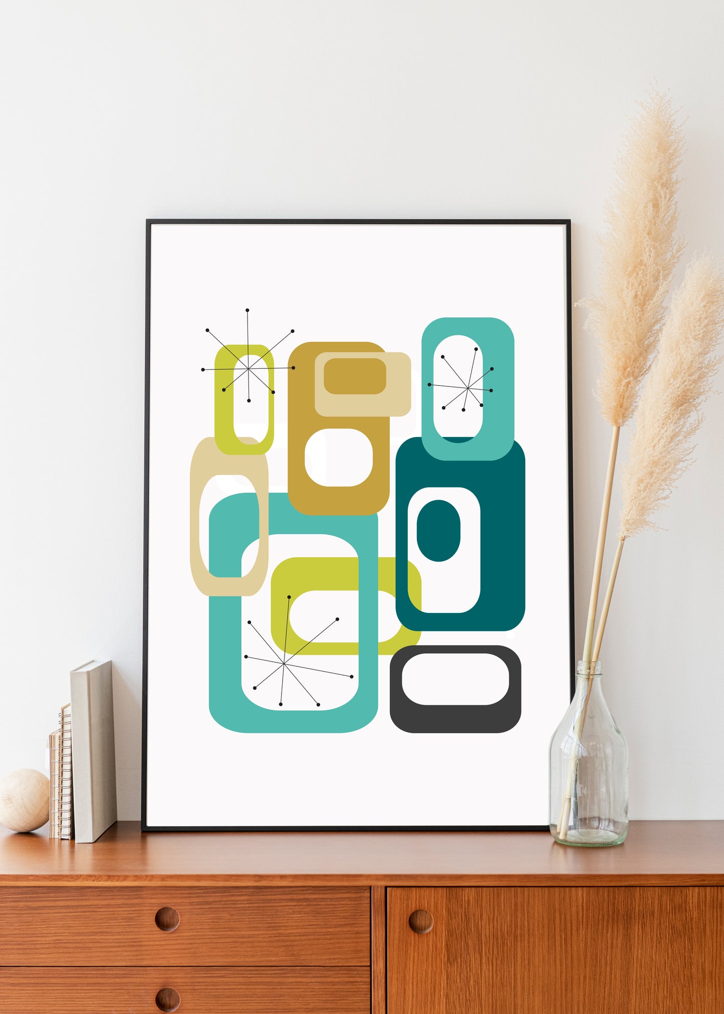 Mid century modern print