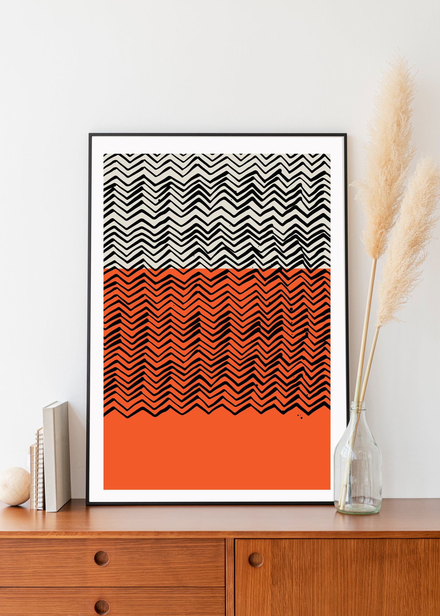 Mid century modern wall print